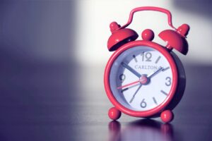 Red alarm clock to reflect improved fee-earning following coaching for lawyers