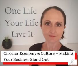 Simona Hamblet with the title Circular Economy and Culture - How can your business stand out?