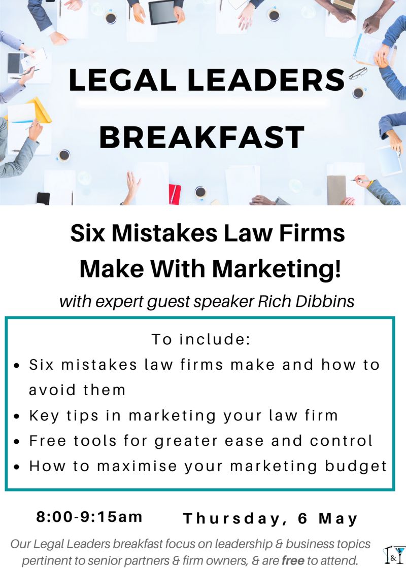 Legal Leaders Breakfast - April 2021