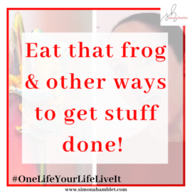 Image with title Eat that frog & other ways to get stuff done!