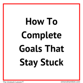 How To Complete Goals That Stay Stuck for Solicitors